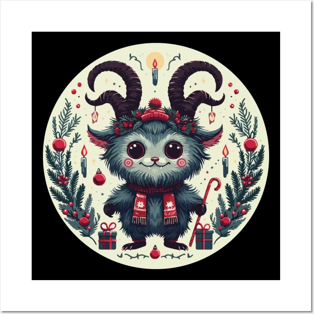 Baby Krampus Christmas Wall Art by Heartsake